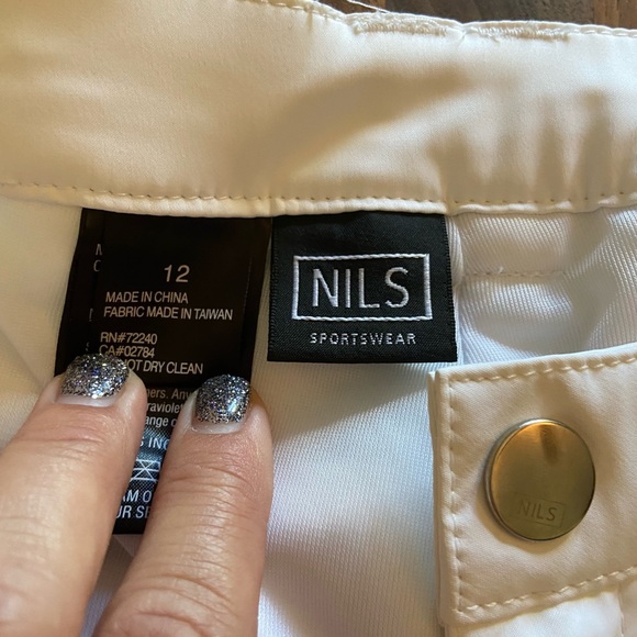 Nils White Ski Pants - NWT size 12 - Picture 3 of 9